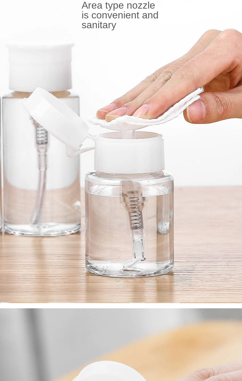 Refillable Pump Dispenser Bottles for Nail Polish - Smarsty