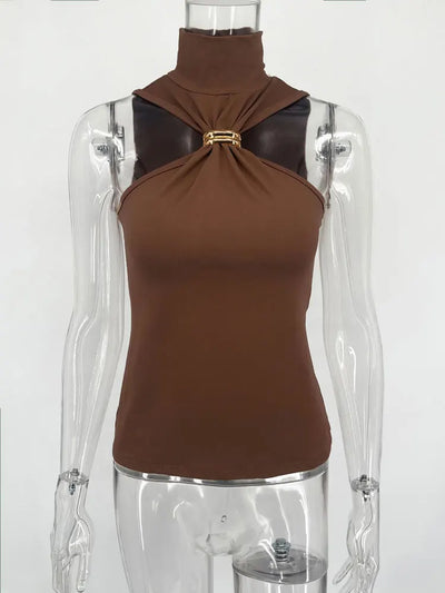 Tossy Summer Fashion Sexy Tank Top Pullover For Women Slim Off-Shoulder Patchwork Strapless Y2k Vest Top Female Cropped Top 2025 - Smarsty