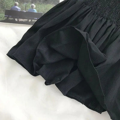 Sexy Tank Top Bow Halter Crop Tops Women Summer Folds Camis Backless Camisole Casual Bandage Tee Female Sleeveless Cropped Vest - Smarsty