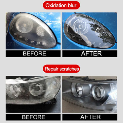 Car Headlight Restoration Polishing Kits Headlamp Repair Kits Car Light Polisher Cleaning Paste Car Paint Care Refurbish Agent - Smarsty