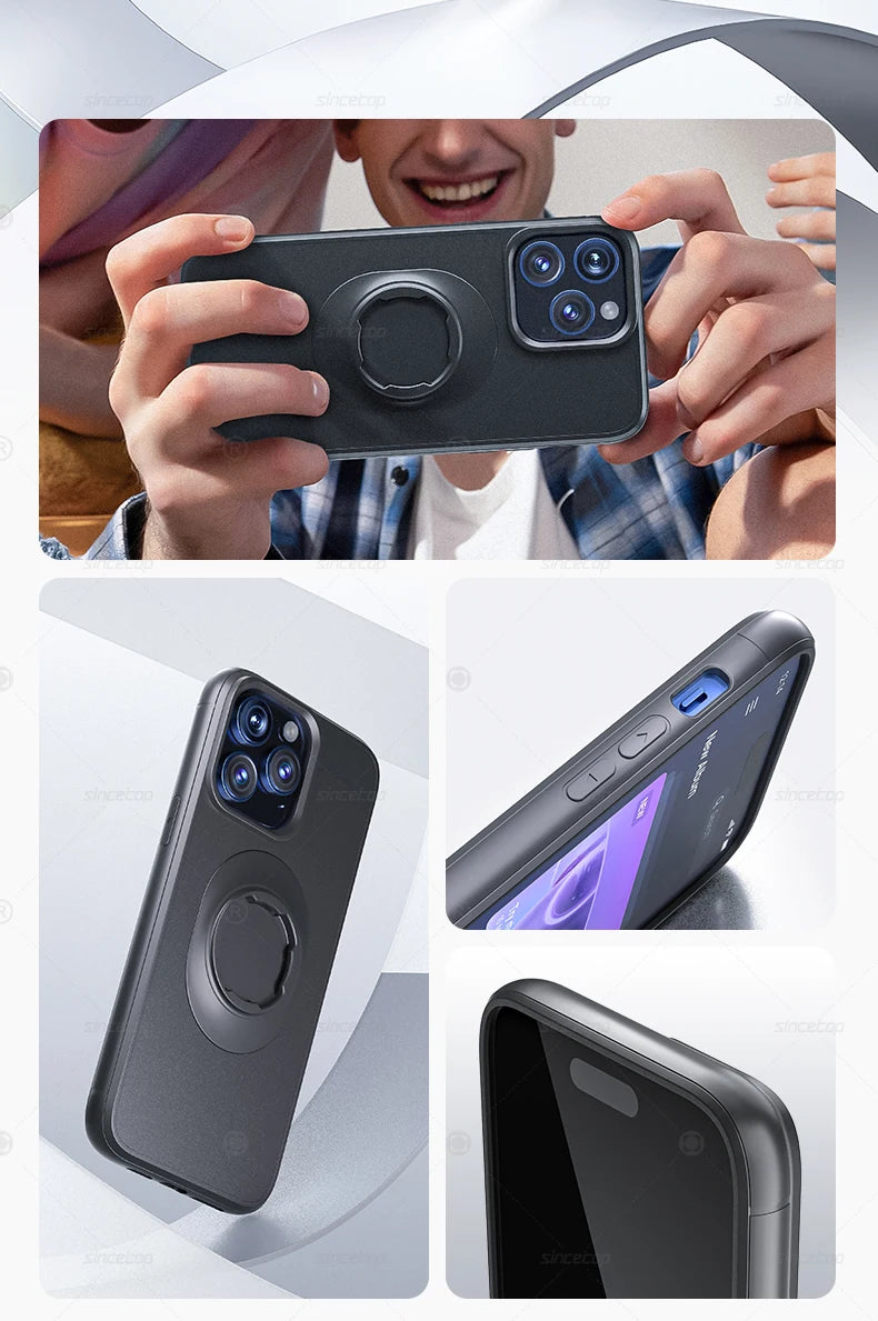 Shockproof iPhone Case With Lock In Bike Car Mount Holder - Smarsty