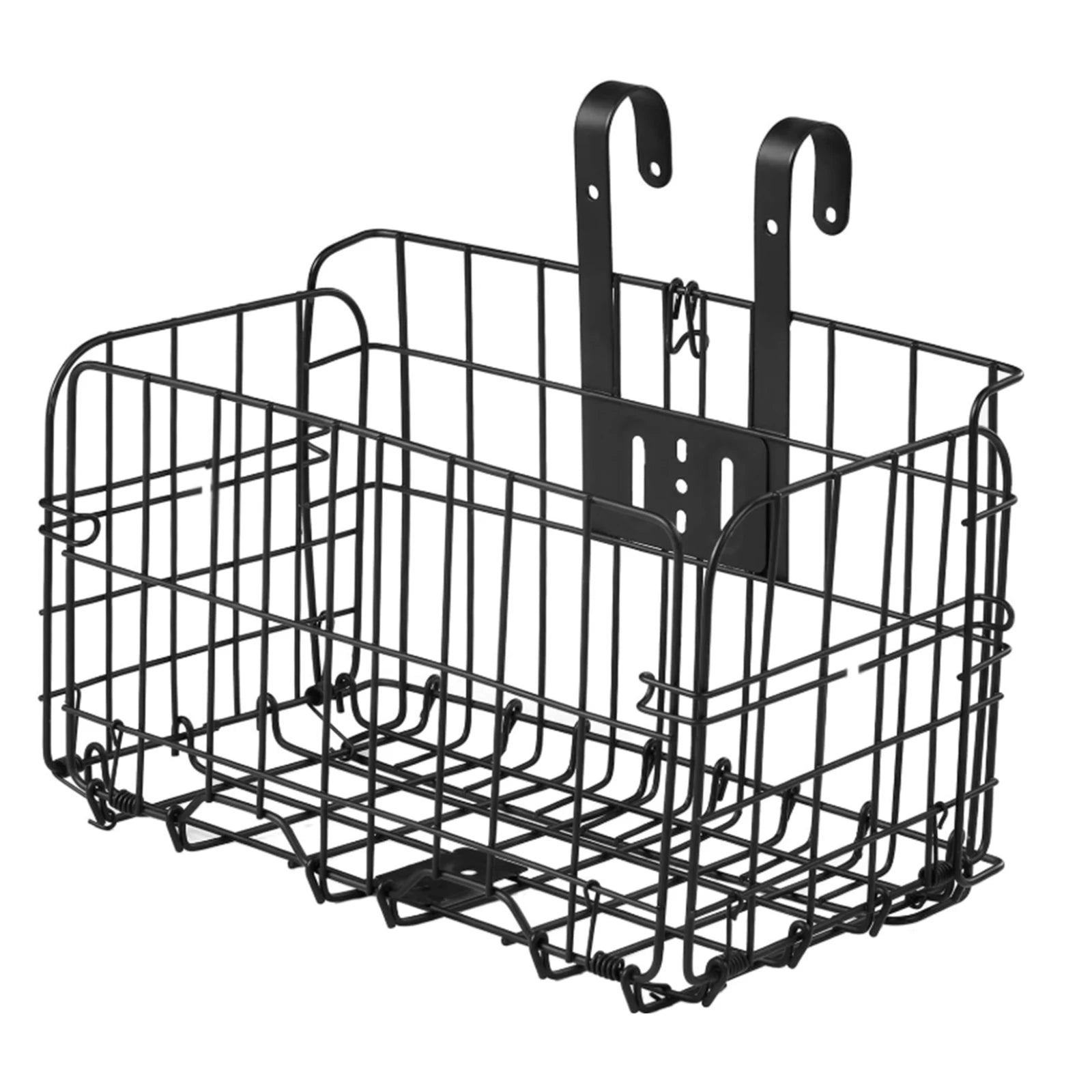 Mountain Bike Front Rear Foldable Side Hanging Basket Pannier Carrier for Cycling Storage Bicycle Baskets