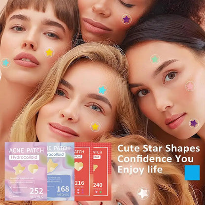 Colorful Star Acne Patches for Spot Treatment - Smarsty