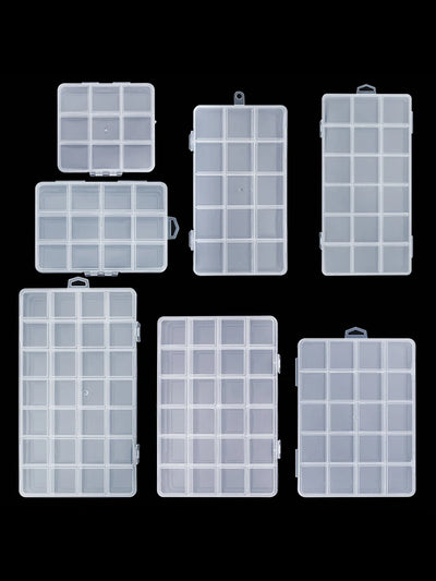 Clear Plastic Jewelry Organizer Box for Easy Storage - Smarsty