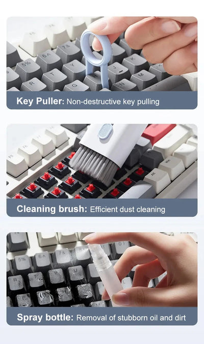 Multi Tool Keyboard Cleaner Kit for Keyboard and Earphones - Smarsty