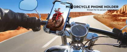 Ultra Stable Motorcycle Phone Mount for Handlebar Use - Smarsty