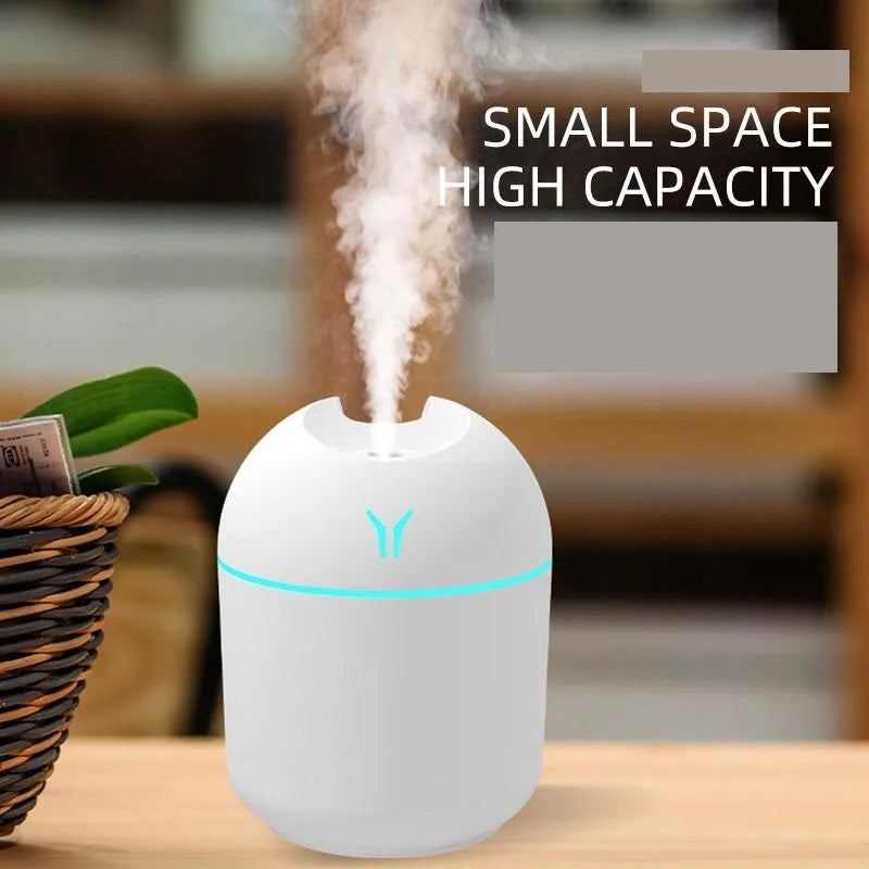USB Mini Aroma Essential Oil Humidifier with LED Lamp - Smarsty
