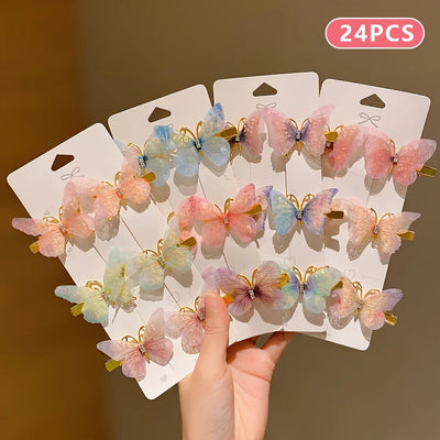 Cute Butterfly Hairpins for Girls with No-Hurt Design - Smarsty