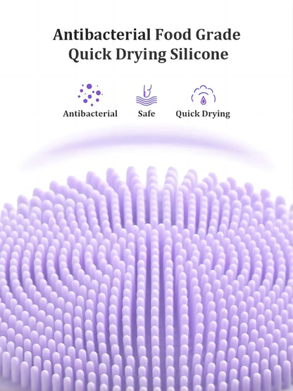 Electric Silicone Face Scrubber with Heating Vibration - Smarsty