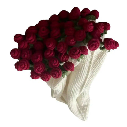 Handmade Crochet Rose Blanket for Cozy Comfort - Smarsty