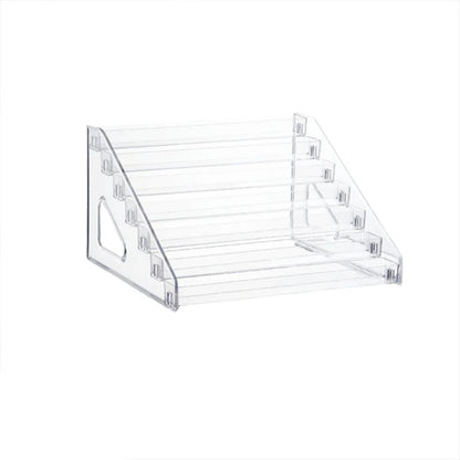 3-7 Tier Transparent Display Rack Stepped Multi-Layer Acrylic Storage Rack Toy Anime Car Model Small Wine Bottle Perfume Storage by Smarsty