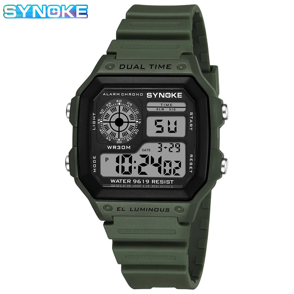Waterproof Luminous Digital Sports Watch for Men and Women - Smarsty