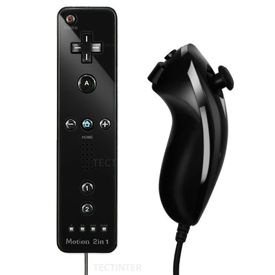 Wireless Nintendo Wii Gamepad Controller with Nunchuck Joypad - Smarsty