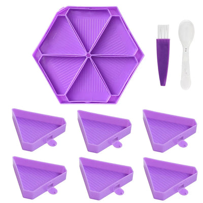Removable Diamond Painting Storage Containers with 6 Slots - Smarsty