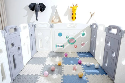 8-16PCS Baby Play Mats EVA Foam Puzzle Mat Children Room Activities Mat For Baby Interlock Floor Carpet 30*30CM by Smarsty
