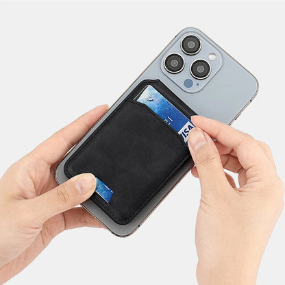 MagSafe Leather Wallet Case for iPhone Card Holder - Smarsty