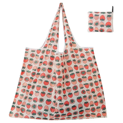 Large Reusable Shopping Bags Foldable Polyester Eco Friendly - Smarsty