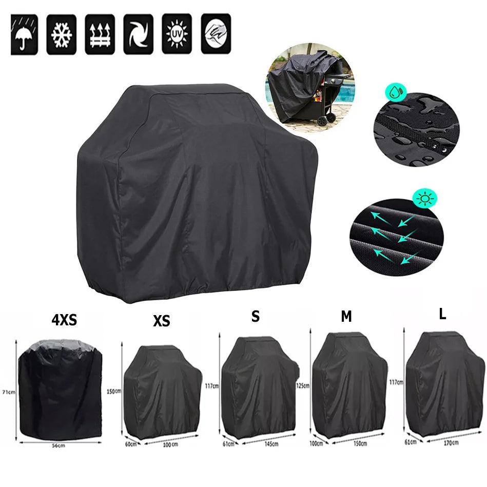 Waterproof BBQ Grill Cover for Outdoor Protection - Smarsty