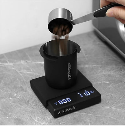 AliKisscafe Coffee Scale Digital Weight Electronic Kitchen Measuring Scales 0.1g High Precision Espresso Accessory Barista Tool by Smarsty