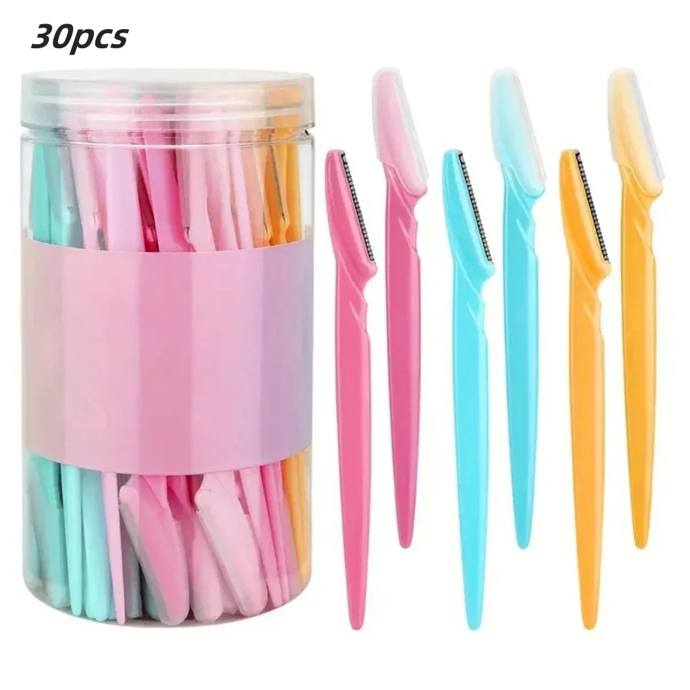 Eyebrow Razor Set with Precision Safety Covers - Smarsty