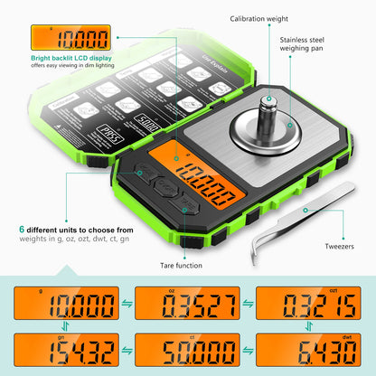 Mini Digital Pocket Scale for Jewelry Precision 0.001g Accuracy - Smarsty