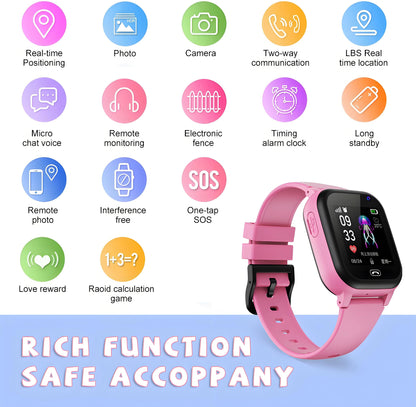 4G Kids Smart Watch With SOS Call And Waterproof Design - Smarsty