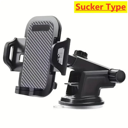 Universal Car Phone Holder With 360 Degree Rotation Suction - Smarsty