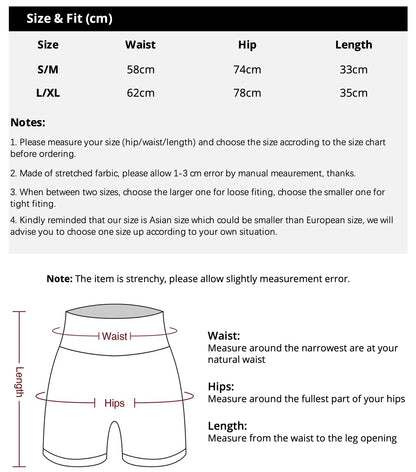 Yoga Shorts Women High Waist Workout Shorts Fitness Yoga Tights Lift Butt Fitness Ladies Yoga Gym Running Short Pants Sportswear - Smarsty