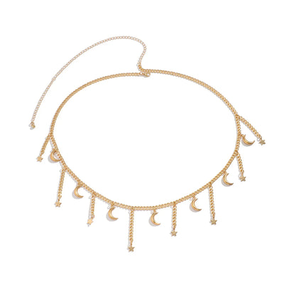 Minimalist Double Layer Metal Belly Chain for Summer - Smarsty