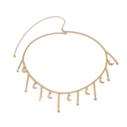Minimalist Double Layer Metal Belly Chain for Summer - Smarsty