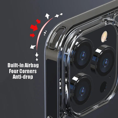 Luxury Tempered Glass Clear Case For iPhone 16 15 14 12 13 Mini 11 Pro XS Max X XR 15 7 8 16Plus SE Transparent Hard Case Fundas by Smarsty