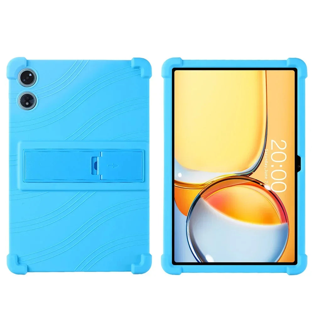 For Teclast P50 AI Tablet 11" Android 15 Case Shockproof Cover Soft Silicon Stand Protective Shell