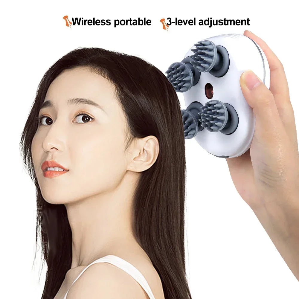 Infrared Scalp Massager for Hair Growth and Relaxation - Smarsty
