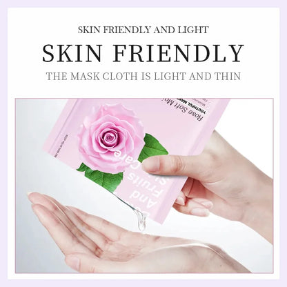 8pcs Natural Plant Face Masks for Hydration and Firming - Smarsty