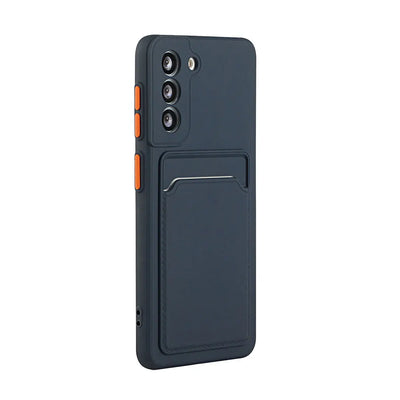 Card Slot Wallet Phone Case For Galaxy S Series Shockproof - Smarsty
