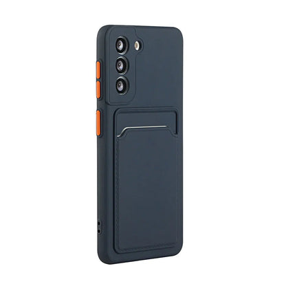 Card Slot Wallet Phone Case For Galaxy S Series Shockproof - Smarsty