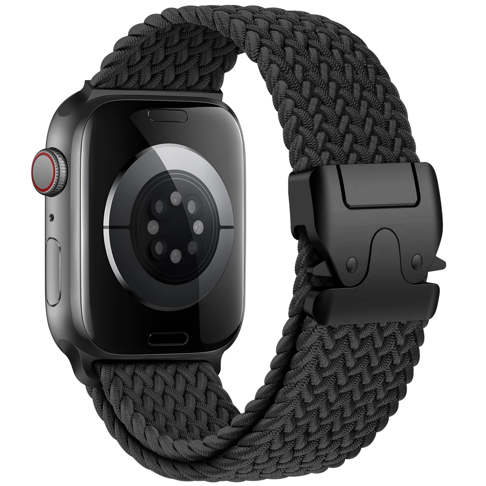 Parachute Straps for Apple watch 10 Band 46mm 42mm 45mm Ultra 49mm 44mm 41mm Braided bracelet correa iWatch Series 9 8 SE 5 6 7 - Smarsty