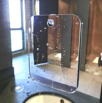 Fogless Acrylic Shower Mirror for Travel and Shaving - Smarsty