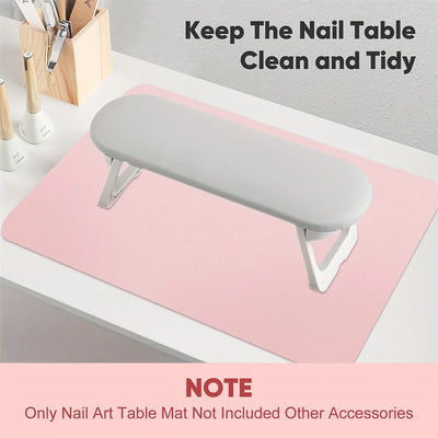 Foldable Nail Art Table Mat Waterproof Hand Rest Pad - Smarsty