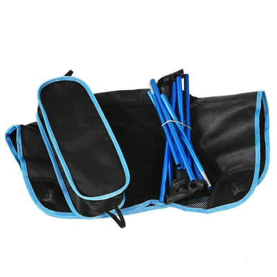 Outdoor Portable Folding Chair Beach Chairs for BBQ Travel Beach Hiking Picnic Seat Easy to Carry Convenient by Smarsty