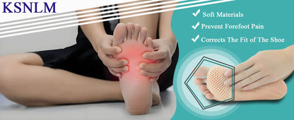 Soft Gel Metatarsal Pads for Pain Relief - Smarsty