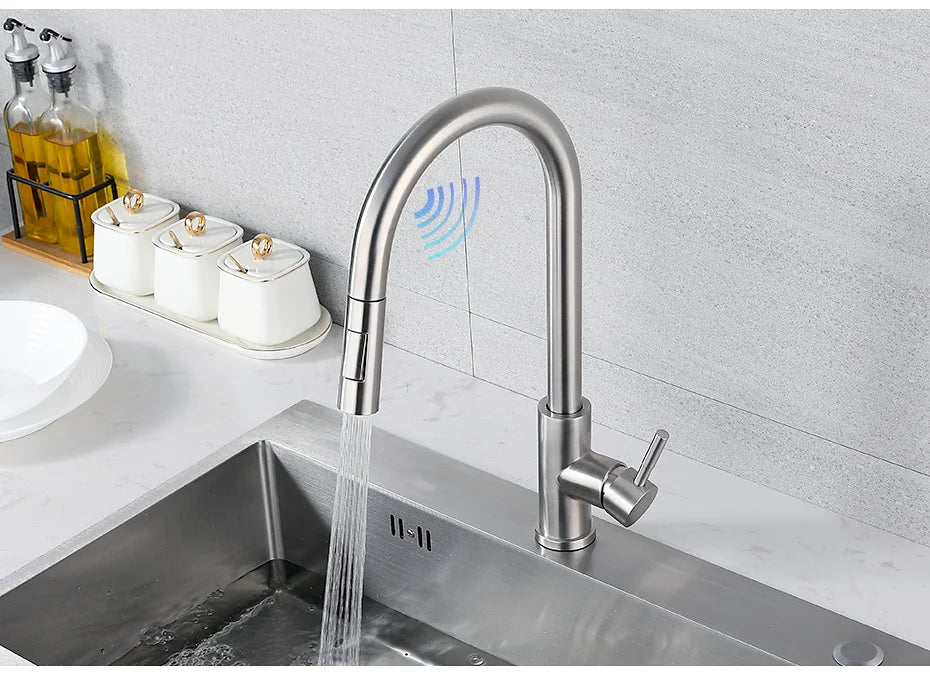 Smart Touch Kitchen Faucet with Sensor Control - Smarsty