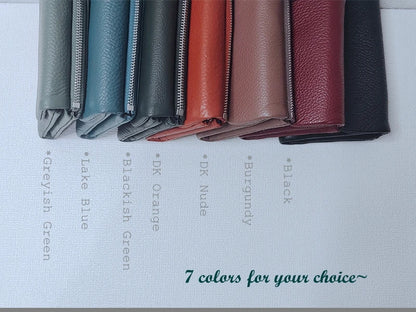 Coin Purse Genuine Cow Leather Short Wallet Trifold for Small Women's  Purses Clutch Cowhide Card Holder Travel Card Wallets
