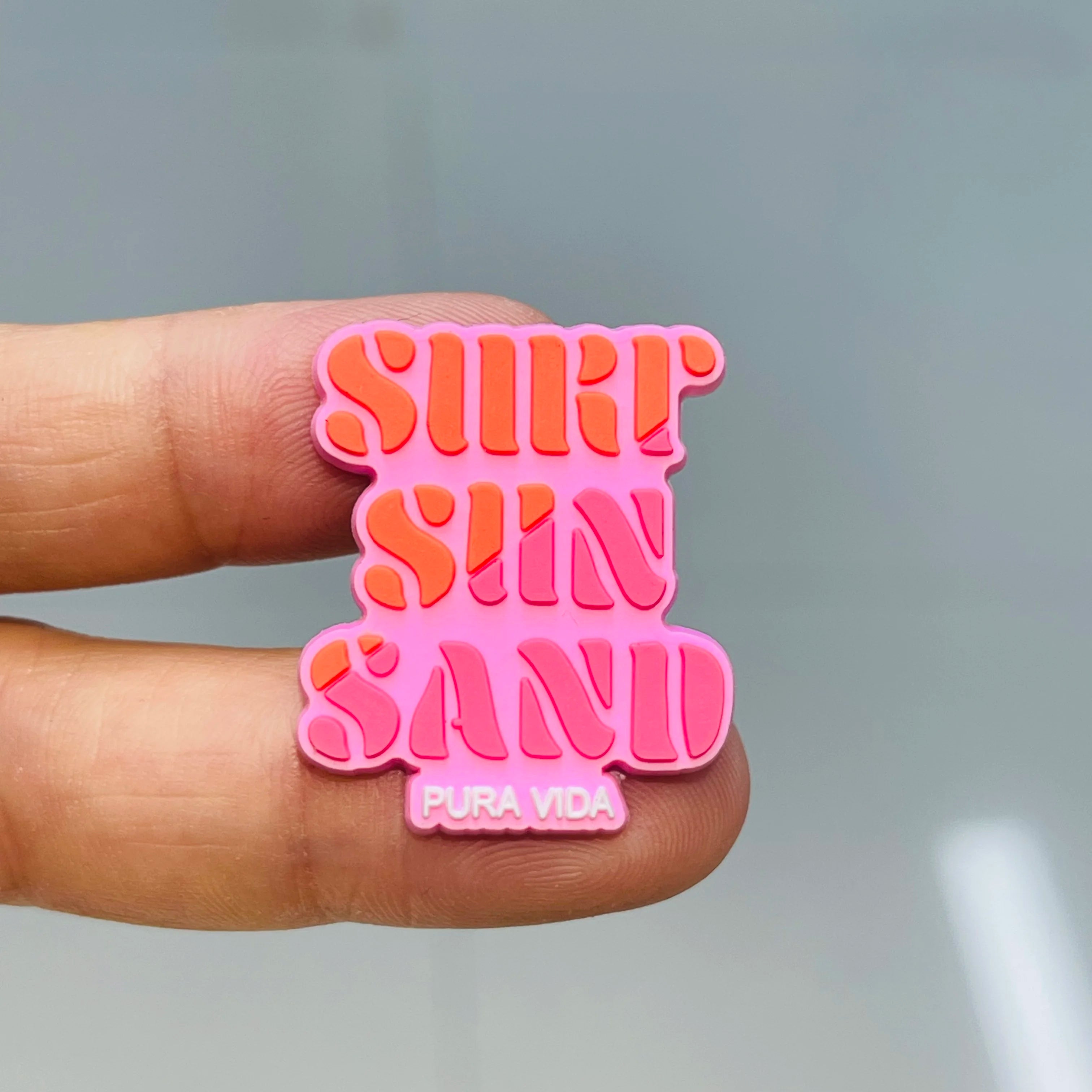1pcs PVC Hawaii Summer Vibes Surf Sun Sand Aloha Coconut Turtle Shoe Charms Slippers Shoe Decoration Buckle Clog DIY Wristbands