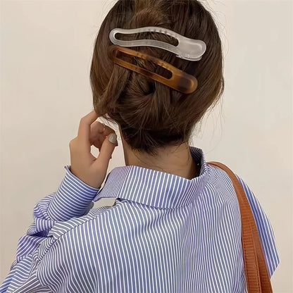 Acrylic Matte Duckbill Hair Claw Clips Strong Comfortable - Smarsty