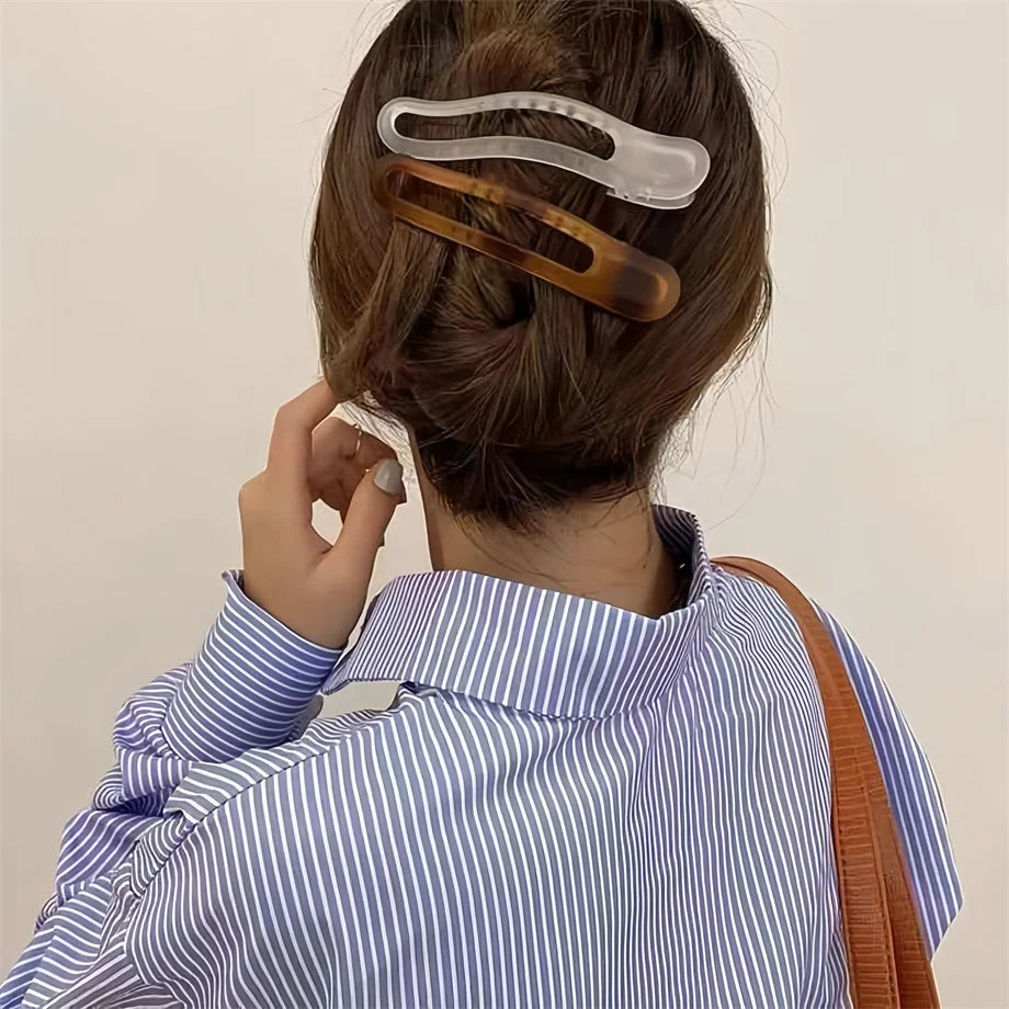 Acrylic Matte Duckbill Hair Claw Clips Strong Comfortable - Smarsty