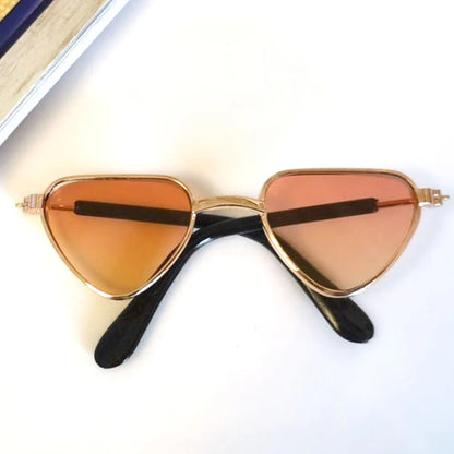 Vintage Round Dog Sunglasses for Stylish Pet Photos - Smarsty