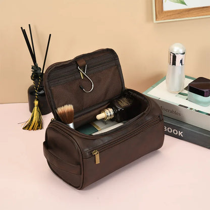 Men Luxury Toiletry Bag Travel Organizer With Hanging Hook - Smarsty