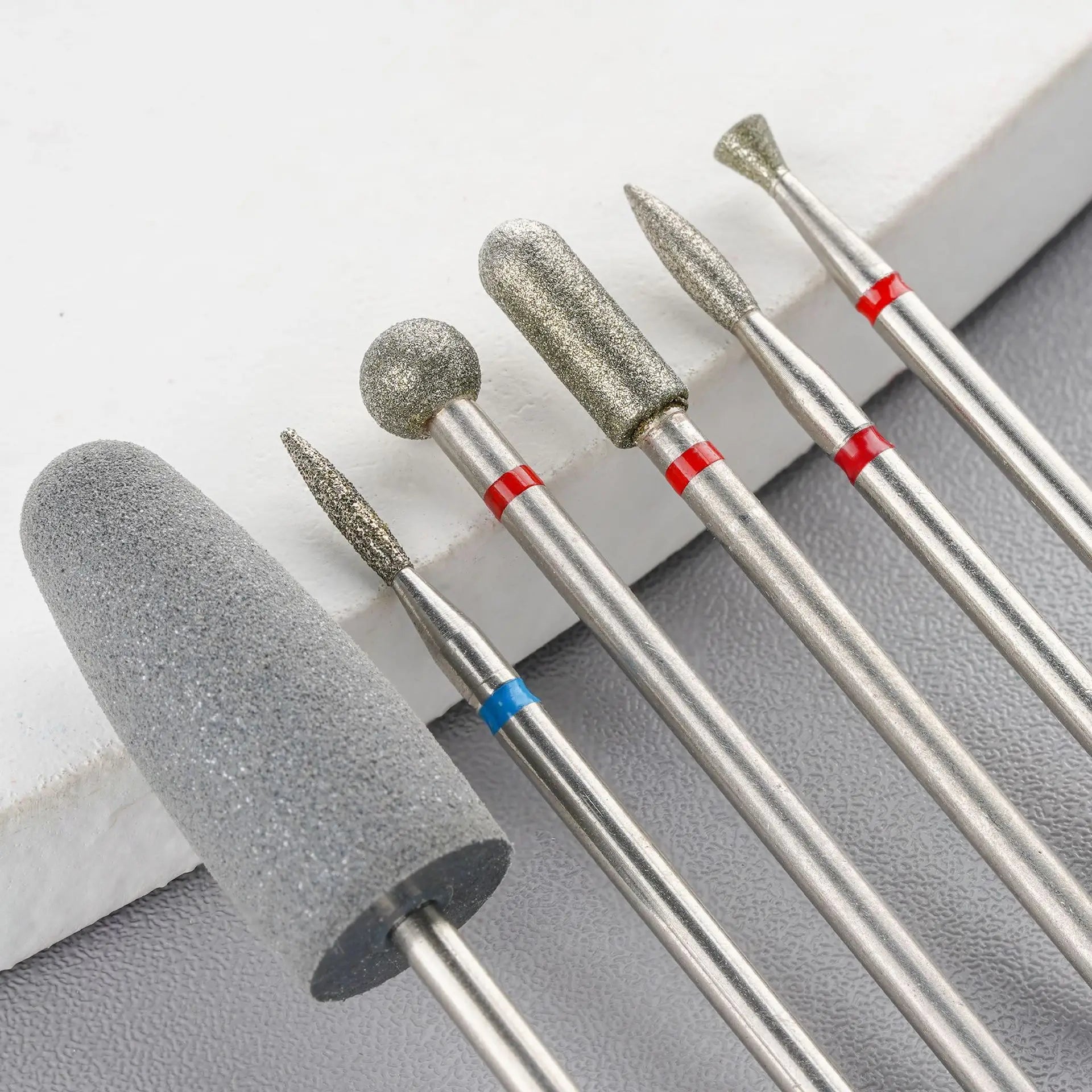 6 Piece Electric Nail File Set for Acrylic Removal - Smarsty