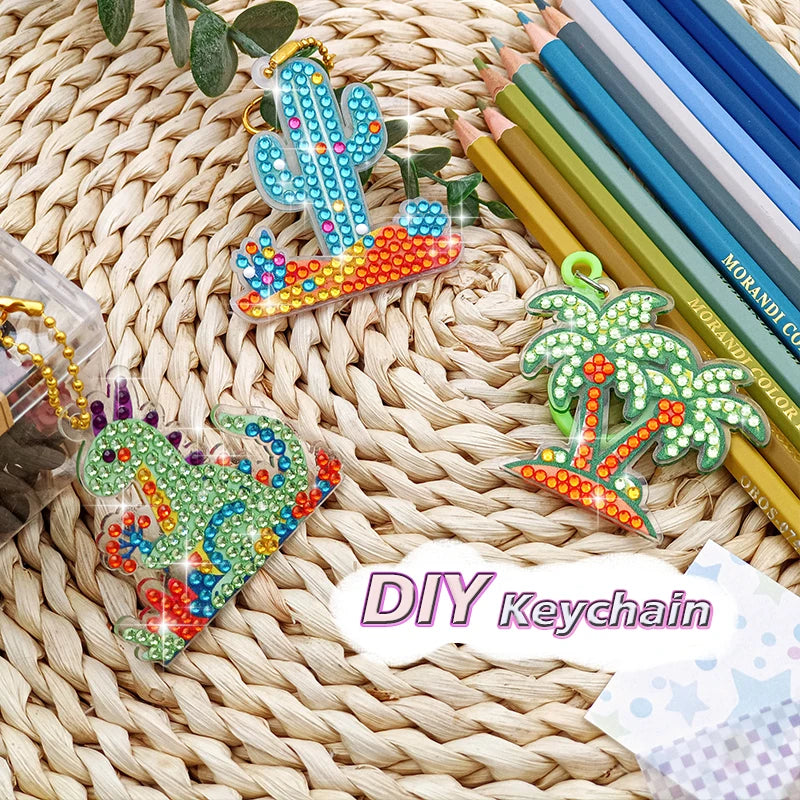 DIY Handmade Diamond Art Keychains Set for Kids - Smarsty
